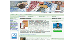 Desktop Screenshot of nebenbei-geld-verdienen.info